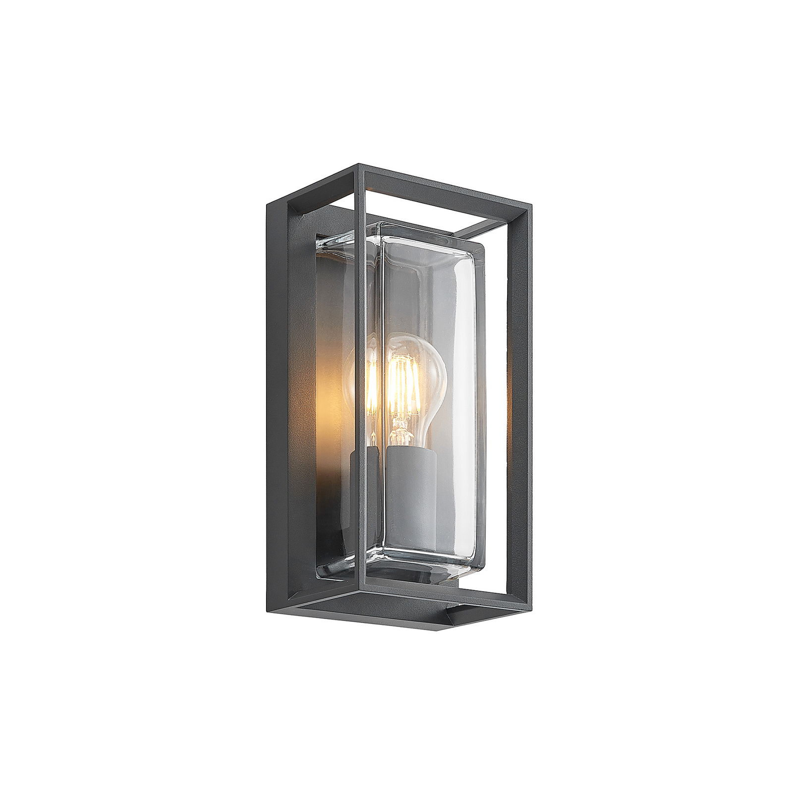 Aplique de exterior Ismera, 25 cm, antracita, sensor - Arcchio